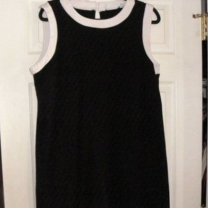 New York & Company Black and White Dress